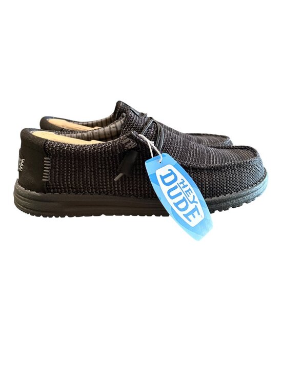 Hey Dude Wally Stretch Sox Black Loafer Slip On Shoes Mens 11 NWT main image 4